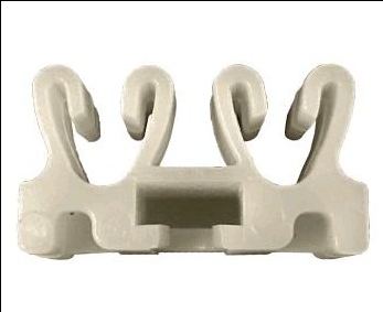 بست نگهدارنده لوله ترمز دو خانه سفید 716